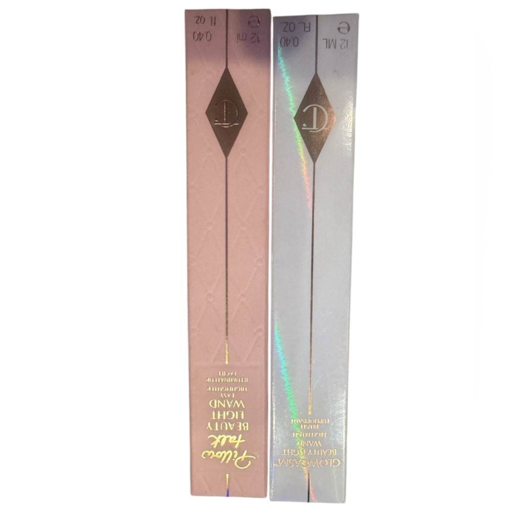 Charlotte Tilbury Beauty Light Wands in Peachgasm and Pillow Talk